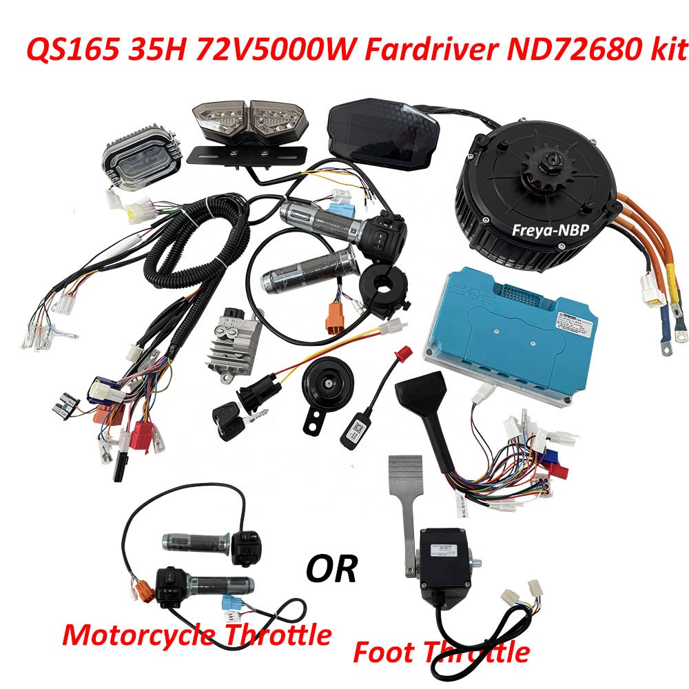 Mid Drive Motor Kit 72V 5000W - QS Motor QS165 5000W 72V 35H