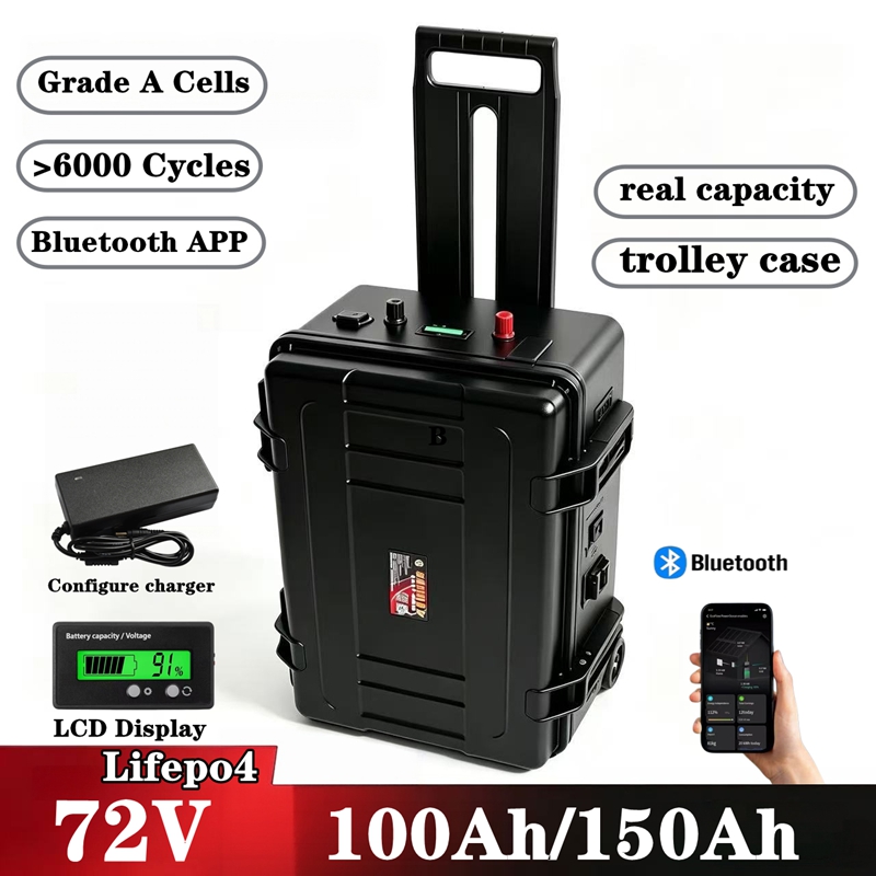 Lifepo4 72V 100Ah Battery Pack Ev - Водонепроницаемый литий-ионный аккумулятор LiFePO4 72В 150Ач/100Ач