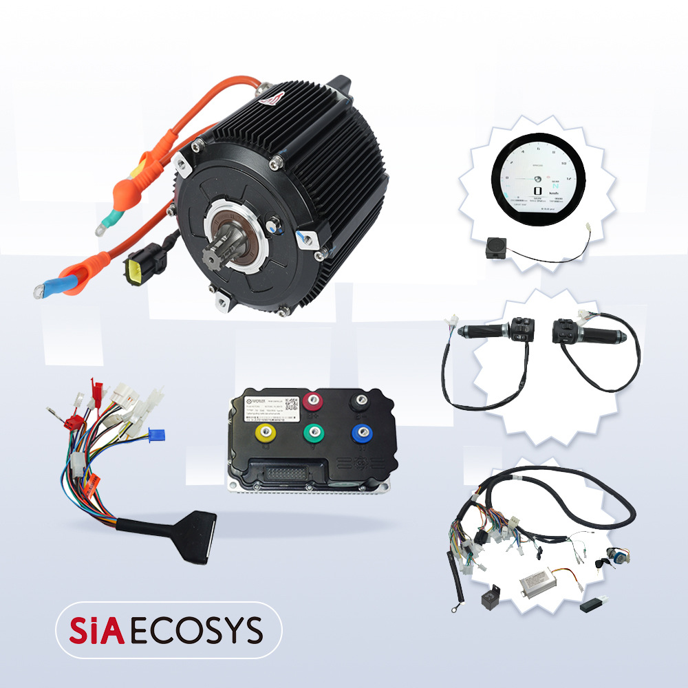 Электродвигатели SiAECOSYS 500 – обзор и цена Mid Drive Motor Kit 72V 5000W